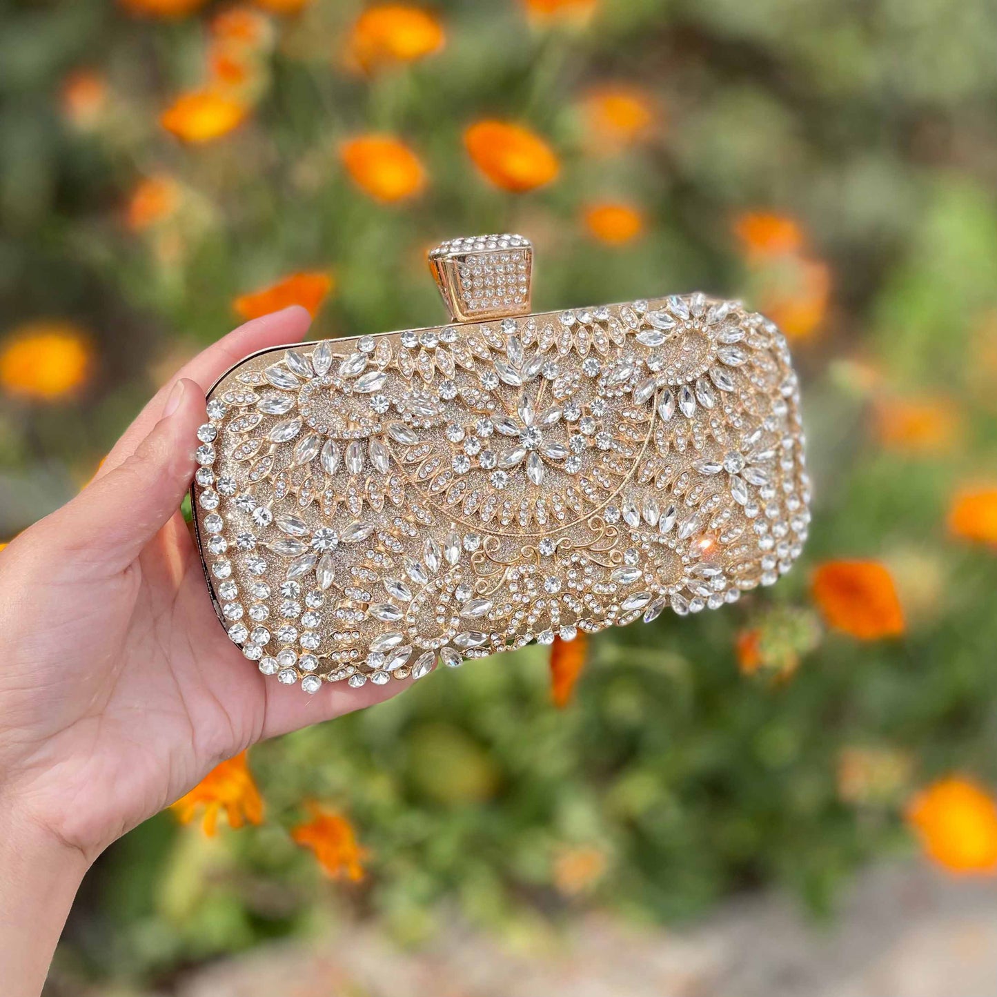 Blush Royal Fancy Bridal Clutch