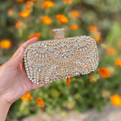 Blush Royal Fancy Bridal Clutch