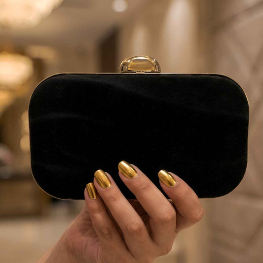 Velvet Cut Clutch