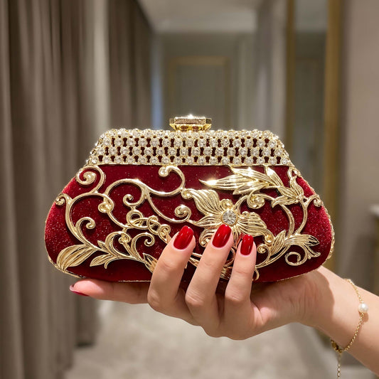 Embroidered Clutch
