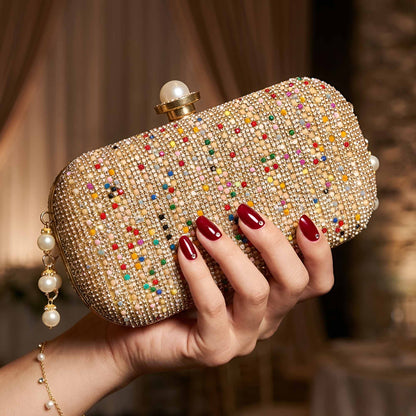Dazzle Glow clutch
