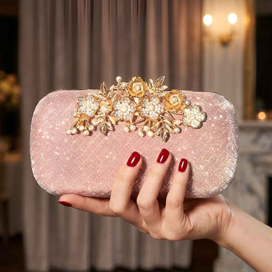 Rose Royale  Clutch