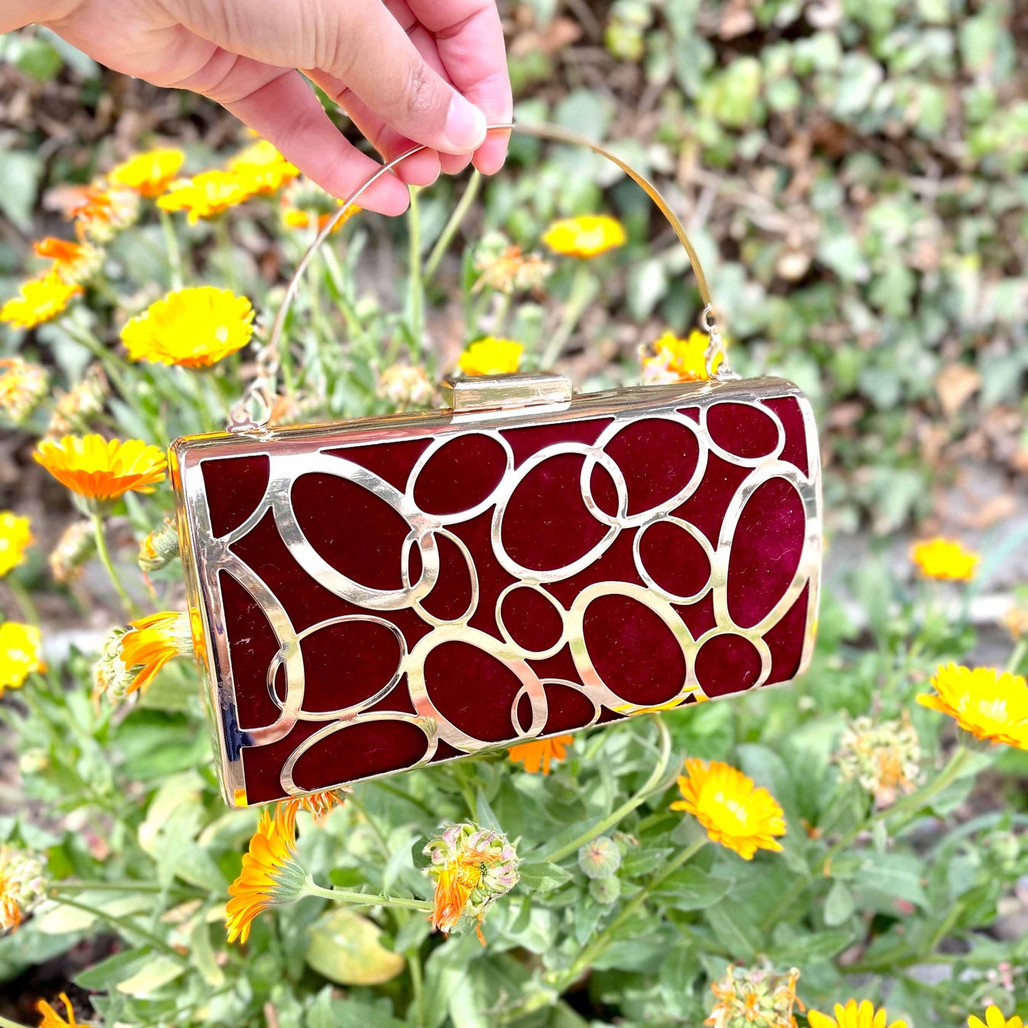 Regal Radiance Fancy Clutch