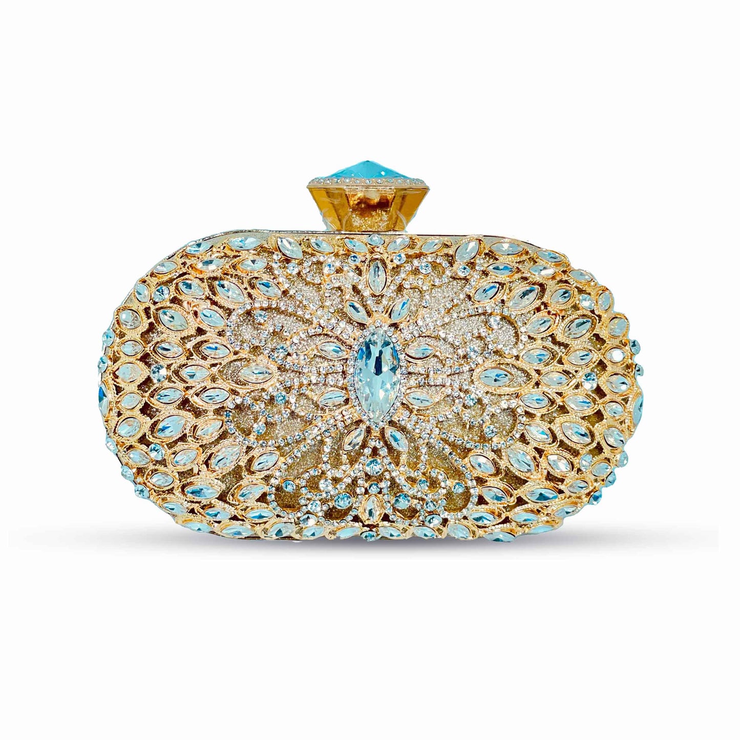 Crystal Queen Fancy Bridal Clutch