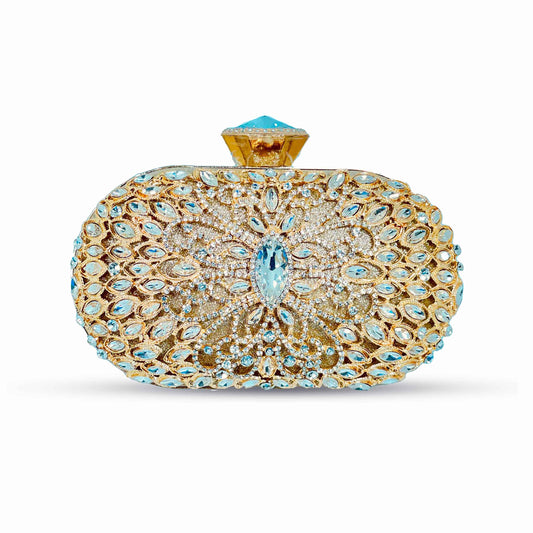 Crystal Queen Fancy Bridal Clutch