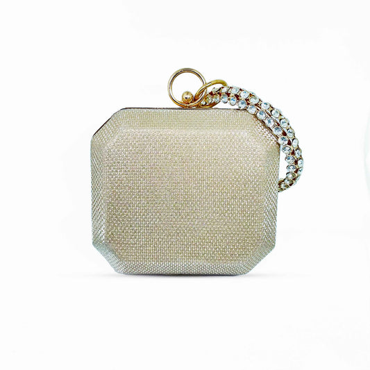 Square Elegance Fancy Clutch