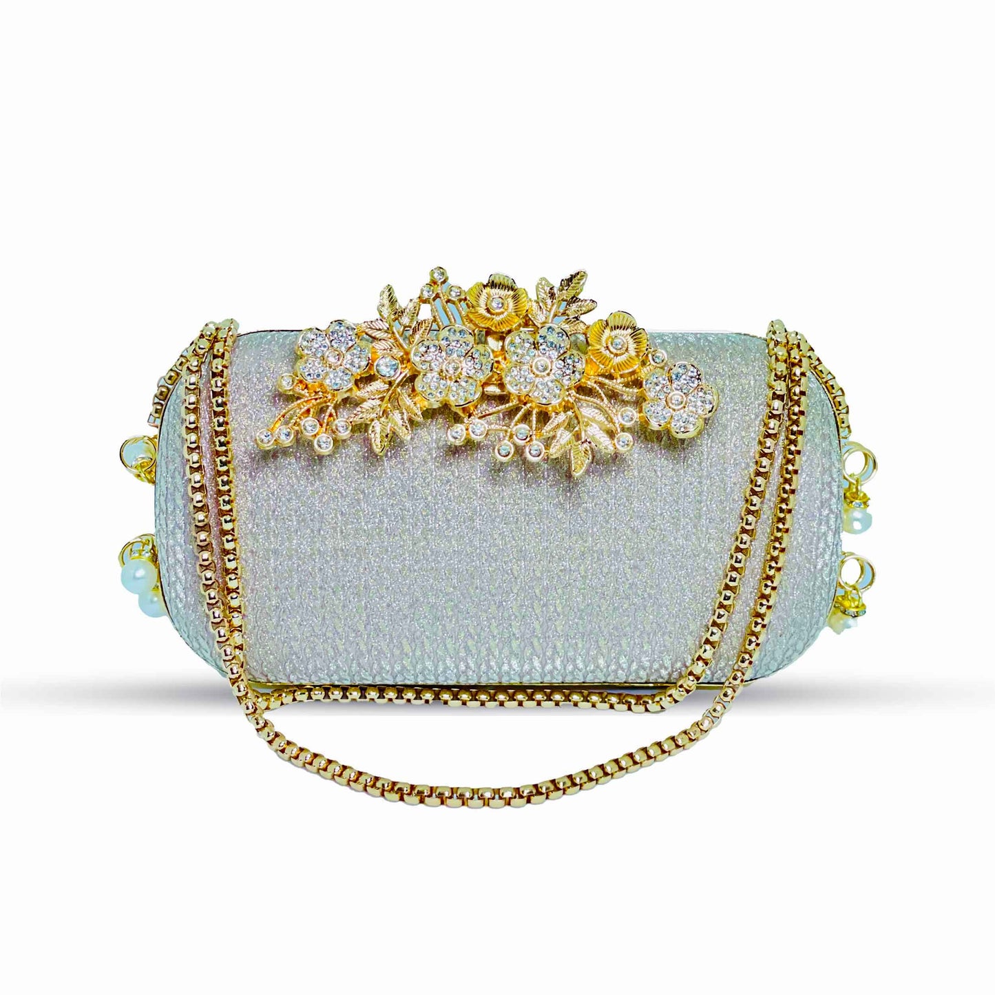 Rose Royale Fancy Clutch - With chain