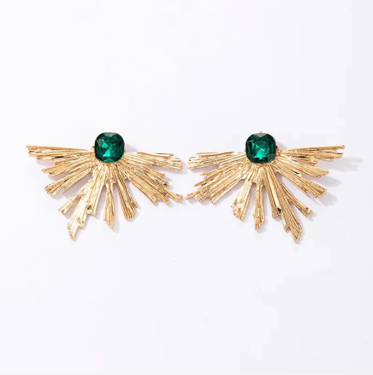 Peacock Stud Earrings