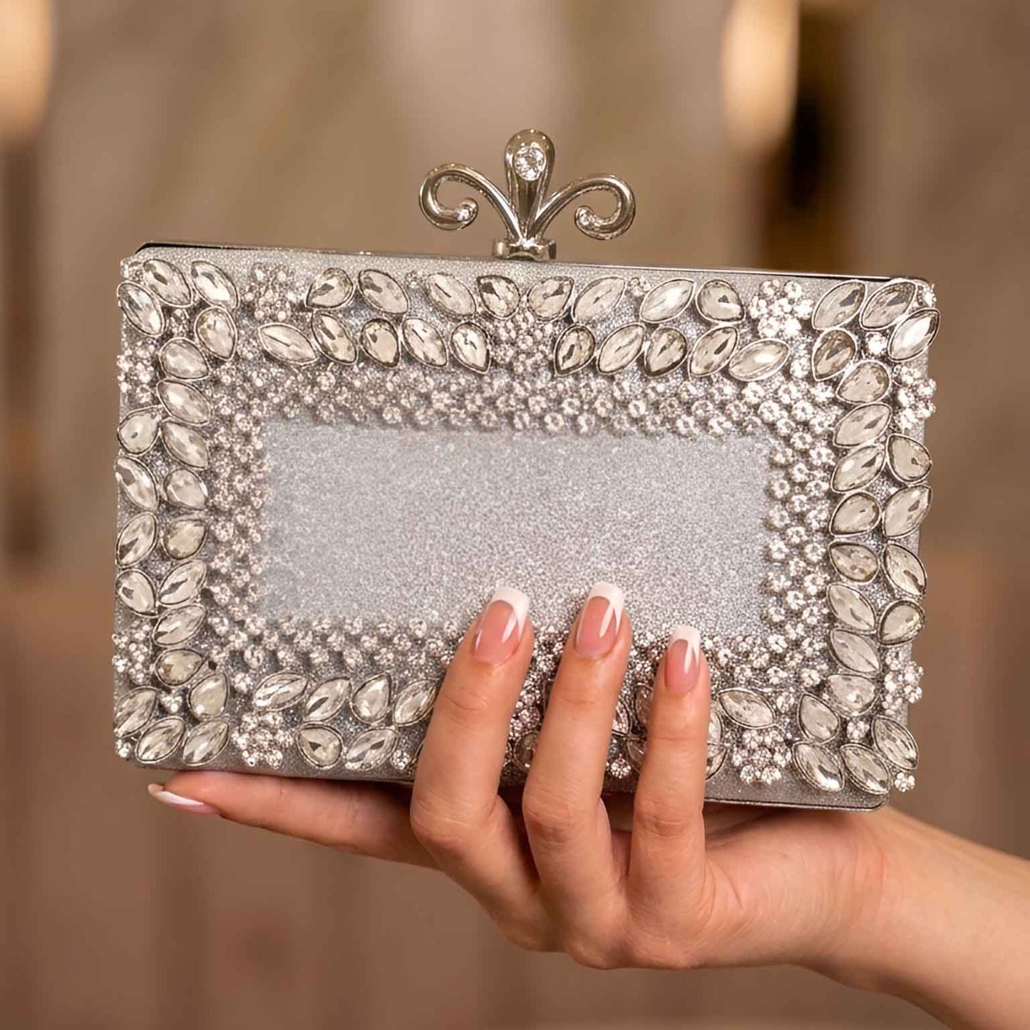 Crystal Box Clutch