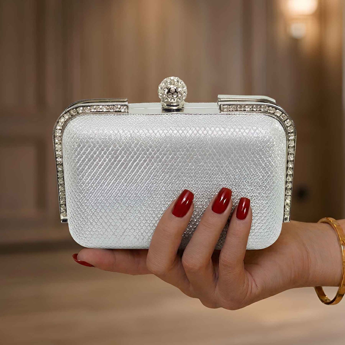 MIni Shine Box Clutch