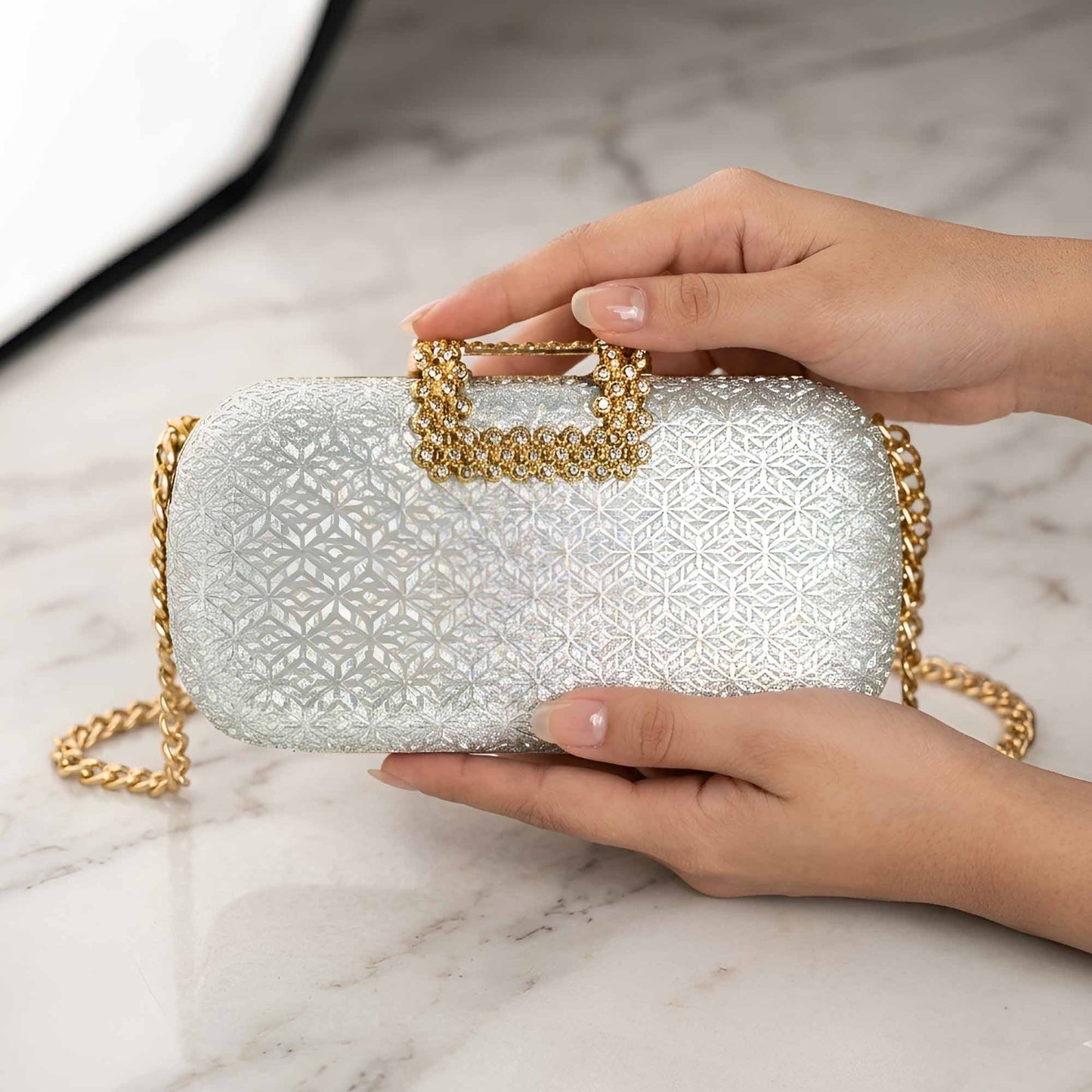 Moonlit Jewel clutch